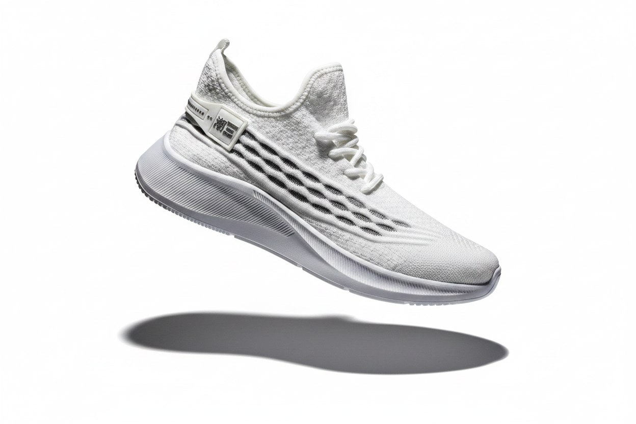 Premium White Running Shoes for Men & Women – Lightweight Breathable Mesh Athletic Sneakers, Cushioned Gym Training Shoes, Walking & Cardio Footwear with Shock Absorption for Running, Fitness & Everyday Wear | Athlete Home