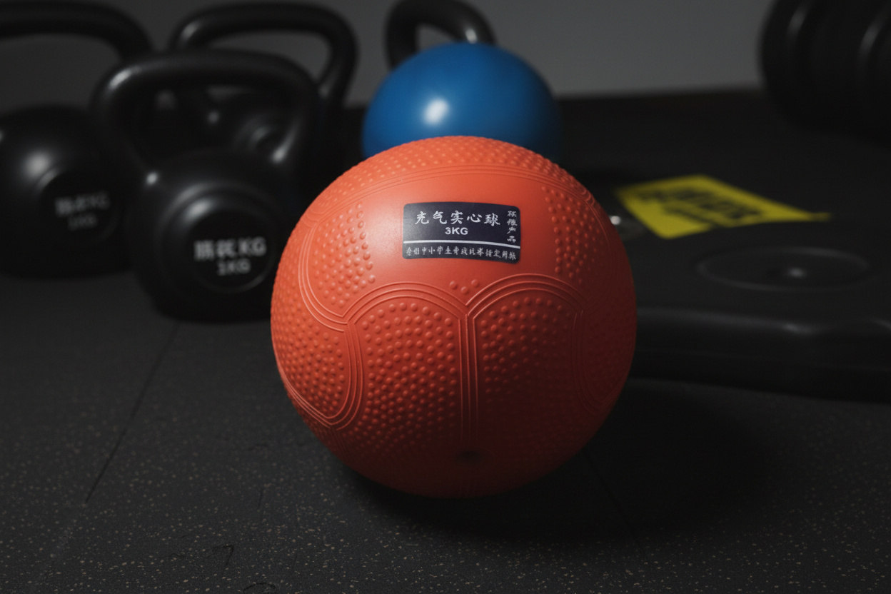 Athlete Home Premium Handball Size Heavy-Duty Slam Ball – Non-Slip Medicine Ball for Crossfit, Core Strength, and Functional Explosive Training