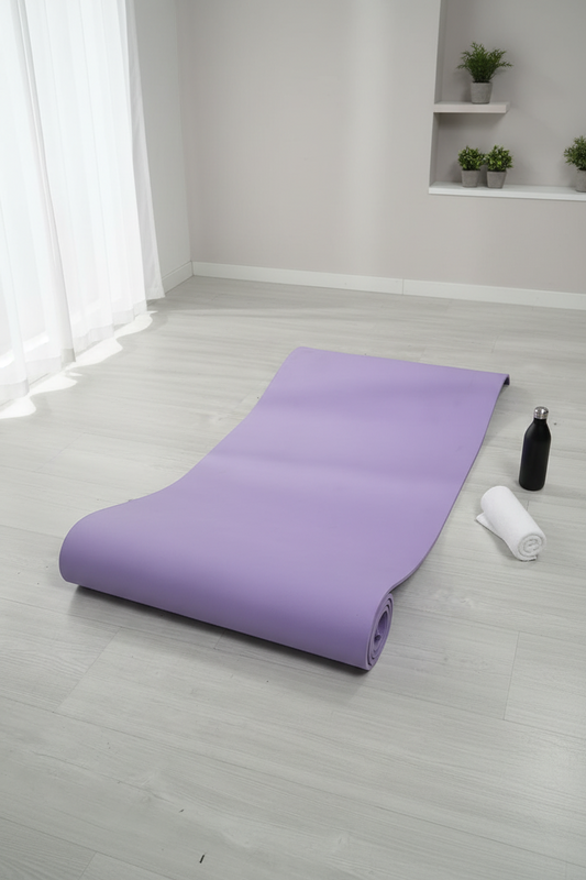 Athlete Home Premium Thick Exercise Mat – Non-Slip Shock-Absorbing Yoga & Pilates Mat for Home Gym Workouts, Stretching, and High-Intensity Training