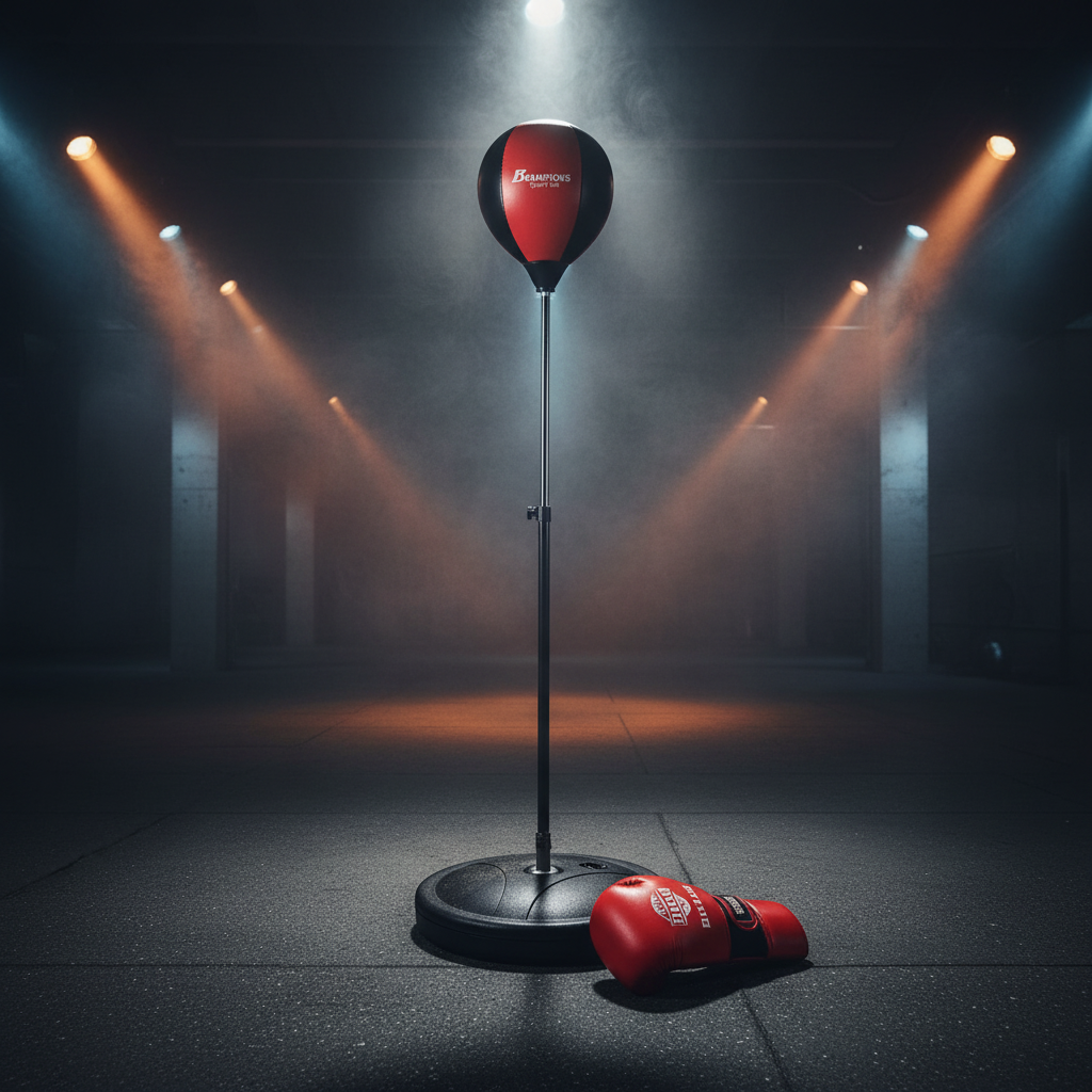 Adjustable Boxing Speed Ball Champions Sport Set – High-Speed Reflex Punching Bag with Gloves for Agility, Coordination, and Cardio Home Workouts