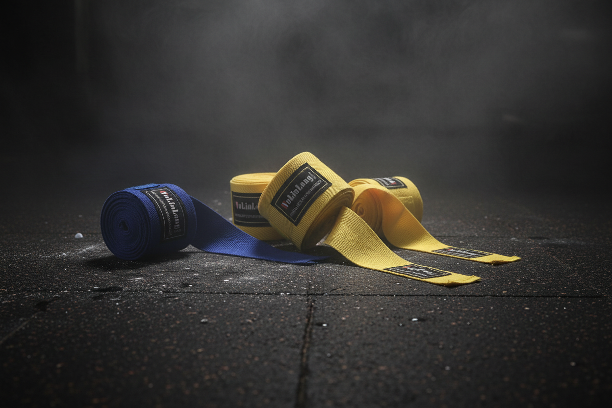WuLinLong Professional Boxing Hand Wraps for Wrist & Knuckle Protection – Premium Elastic Cotton Support Bandage for MMA, Kickboxing, and Home Fitness