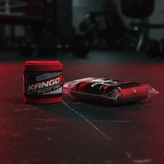Kango Pro Nylon Boxing Hand Wraps – Premium Elastic Combat Wrist Support and Joint Protection Bands for MMA, Kickboxing, and Heavy Bag Training