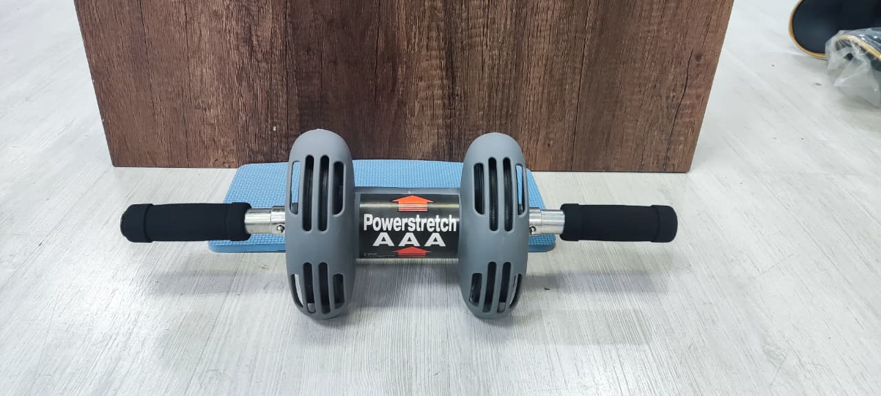 Athlete Home Advanced Double Ab Roller Wheel with Automatic Rebound Mechanism | Core and Abdominal Sculpting Trainer for Home and Gym