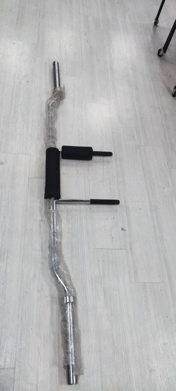 Athlete Home Olympic Multi-Grip Tricep Bar with Padded Handles | Heavy-Duty Swiss Bar for Parallel-Grip Bench Press, Hammer Curls, and Shoulder Comfort