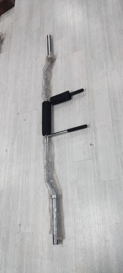 Athlete Home Olympic Multi-Grip Tricep Bar with Padded Handles | Heavy-Duty Swiss Bar for Parallel-Grip Bench Press, Hammer Curls, and Shoulder Comfort