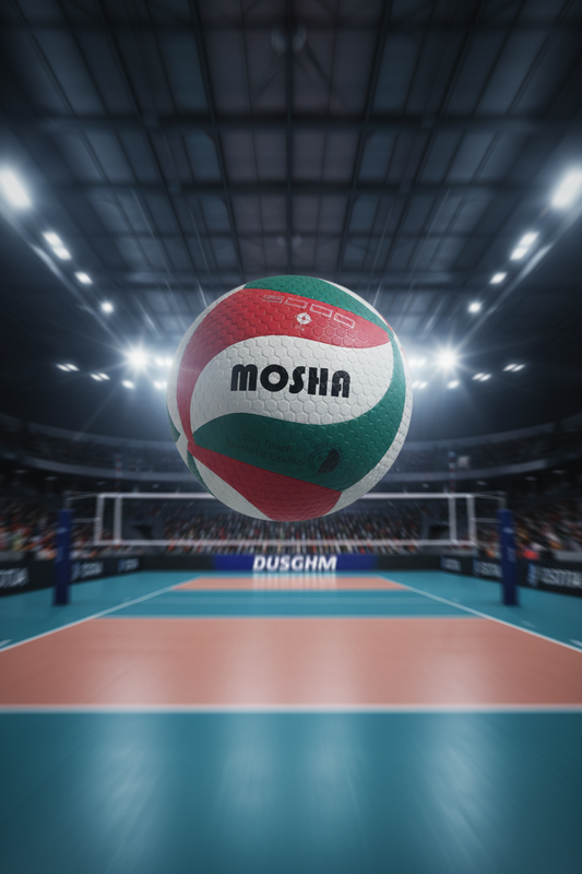 Athlete Home MOSHA 5000 Professional Volleyball – Soft Touch Synthetic Leather Match & Training Volleyball with Advanced Honeycomb Grip for Indoor, Outdoor & Beach Courts