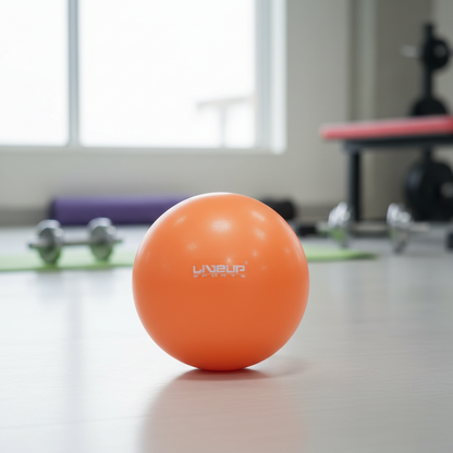 Liveup Sports Pilates Ball – Premium Mini Exercise & Stability Ball for Core Strengthening, Barre, Yoga, and Physical Therapy | Anti-Burst Small Fitness Ball