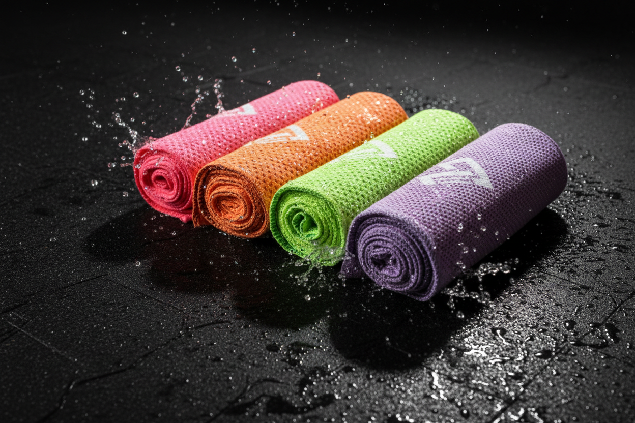 Athlete Home High-Performance Quick-Dry Microfiber Cooling Towel – Premium Sweat-Wicking Sports Gym Mesh Towel for Intense Workouts, Running, Yoga, and Cross-Training