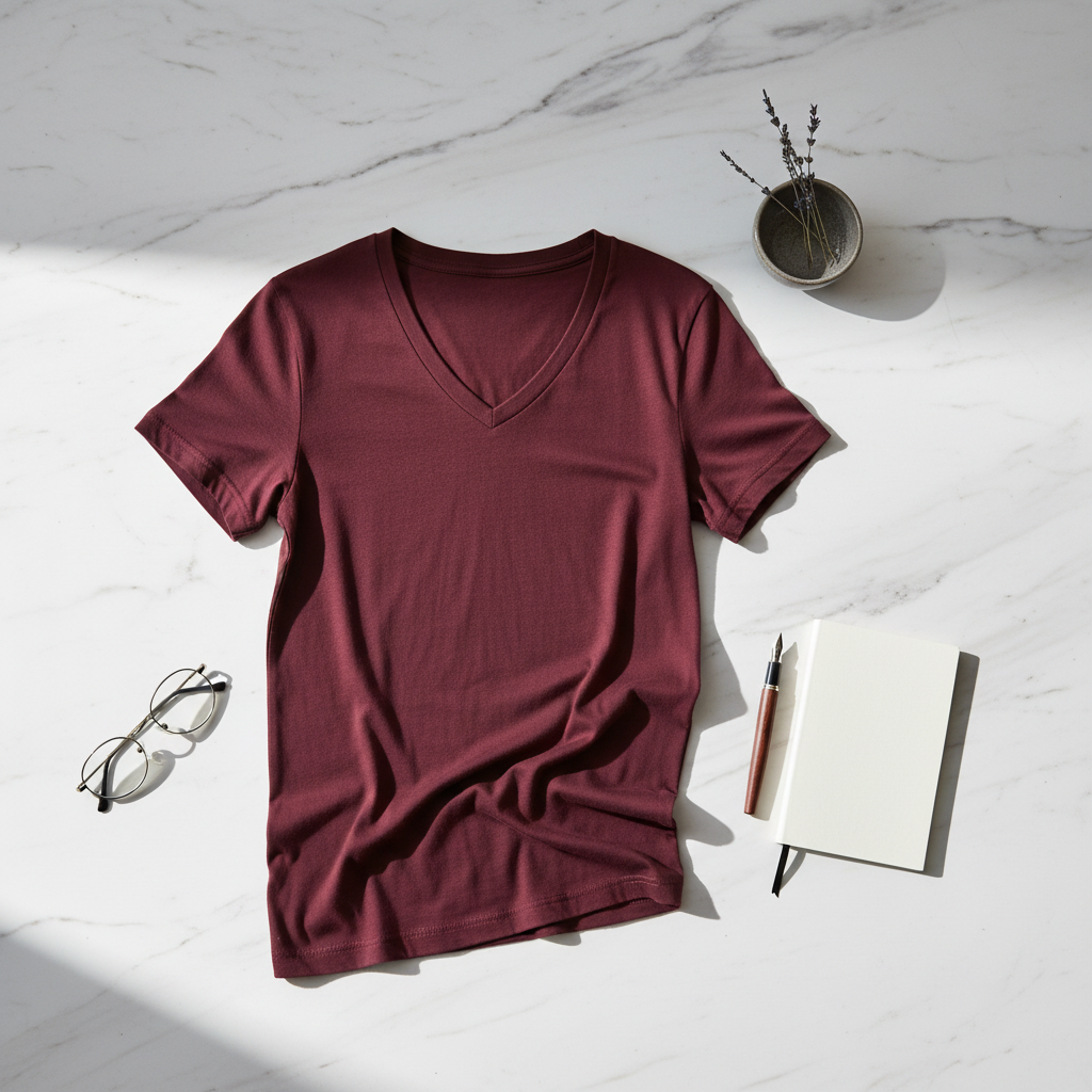 Athlete Home Men’s & Women’s Ultra-Soft Moisture-Wicking Performance V-Neck Fitness T-Shirt | Premium Breathable Workout Apparel Cairo & Alexandria