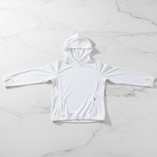 Athlete Home Women’s Lightweight Performance Hoodie | Long-Sleeve Moisture-Wicking Workout Hoodie with Thumbholes Cairo