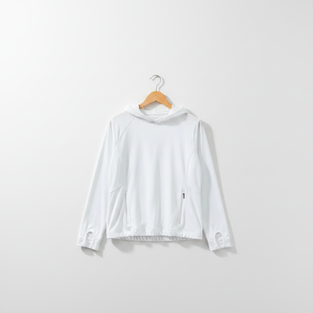 Athlete Home Women’s Lightweight Performance Hoodie | Long-Sleeve Moisture-Wicking Workout Hoodie with Thumbholes Cairo