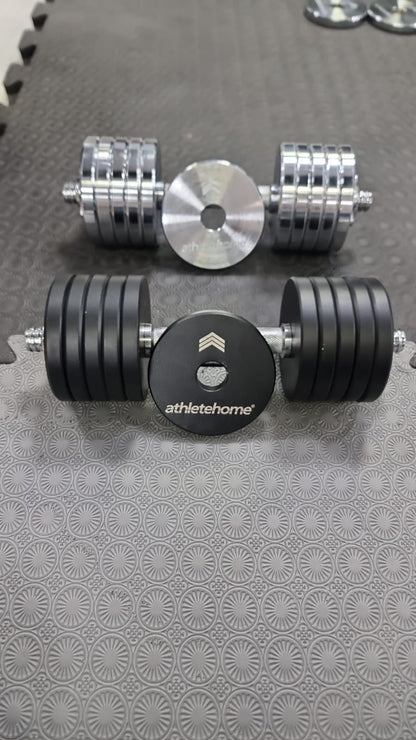 Athlete Home Adjustable Dumbbells Set (13.5kg) | Premium Home Gym Strength Training Equipment for Muscle Building, Fitness, and Bodybuilding in Egypt