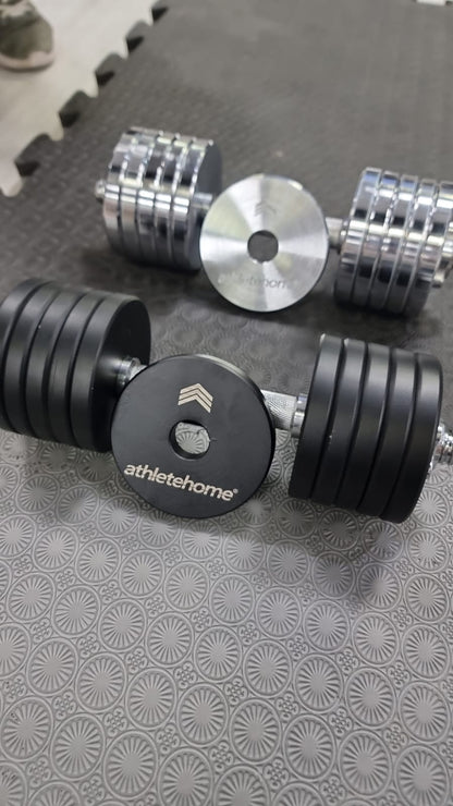 Athlete Home Adjustable Dumbbells Set (13.5kg) | Premium Home Gym Strength Training Equipment for Muscle Building, Fitness, and Bodybuilding in Egypt
