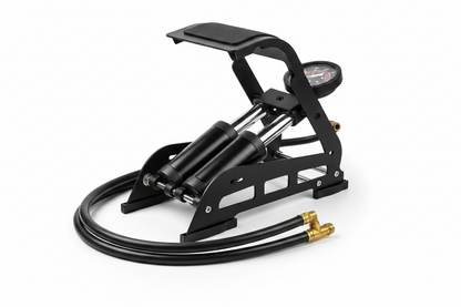 Honor High Pressure Double Barrel Foot Pump with Pressure Gauge (HON-FP4310S) | Heavy Duty Floor Air Pump for Bicycles, Sports Balls & Inflatables in Egypt