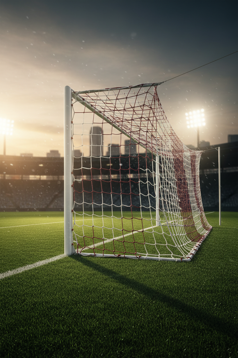 Professional Heavy-Duty Nylon Goalie Goal Net for Football & Soccer Training | Durable Weather-Resistant Replacement Net | Athlete Home