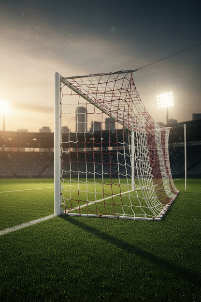 Professional Heavy-Duty Nylon Goalie Goal Net for Football & Soccer Training | Durable Weather-Resistant Replacement Net | Athlete Home