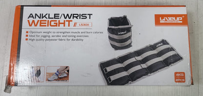 Liveup Sports Premium Ankle and Wrist Weights Set | Adjustable Resistance for Jogging, Home Gym, Aerobics, and Muscle Toning
