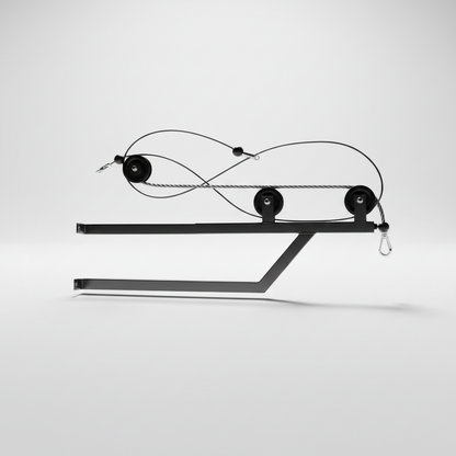 Heavy-Duty Power Rack Pulley System Attachment | Smooth High-to-Low Cable Add-On for Home Gym Lat Pulldowns & Rows