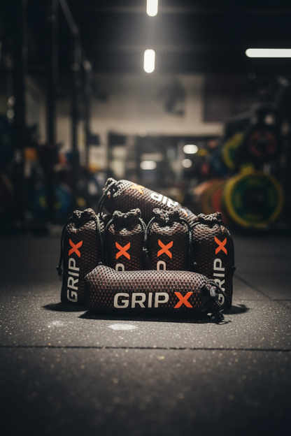 كرة طباشير الامساك / ماغنيسيوم سائل (GRIP-X) لتمارين رفع الأثقال، الكروس فِت، الجمباز: قبضة محكمة بدون فوضى