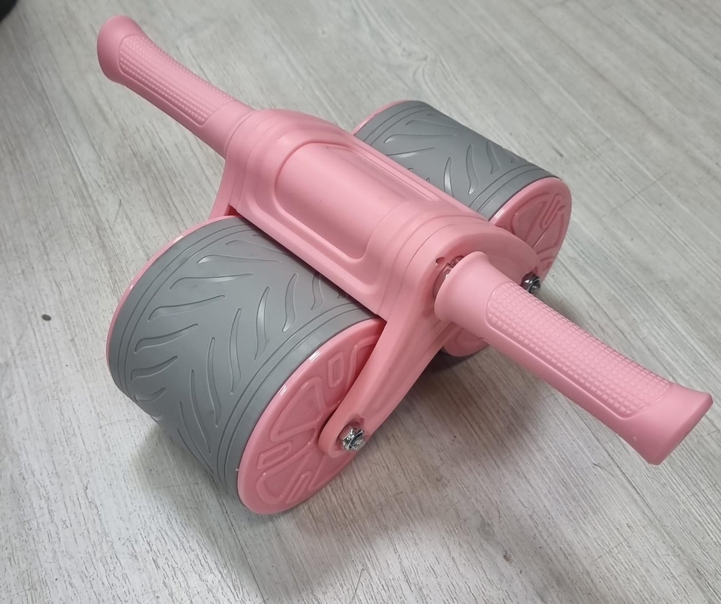 Dual-Wheel Abdominal Exercise Roller with Non-Slip Handles | Core Strength Home Fitness Equipment in Egypt