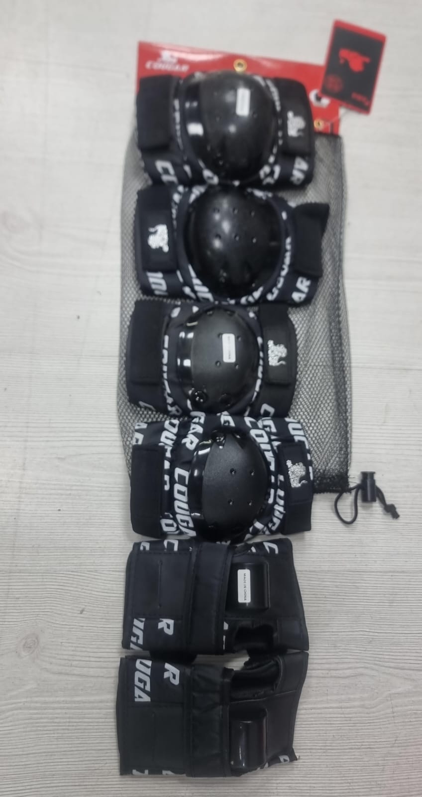 Cougar Protective Gear Set: Knee Pads, Elbow Pads & Wrist Guards for Skating & Action Sports | Egypt