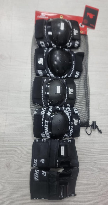 Cougar Protective Gear Set: Knee Pads, Elbow Pads & Wrist Guards for Skating & Action Sports | Egypt