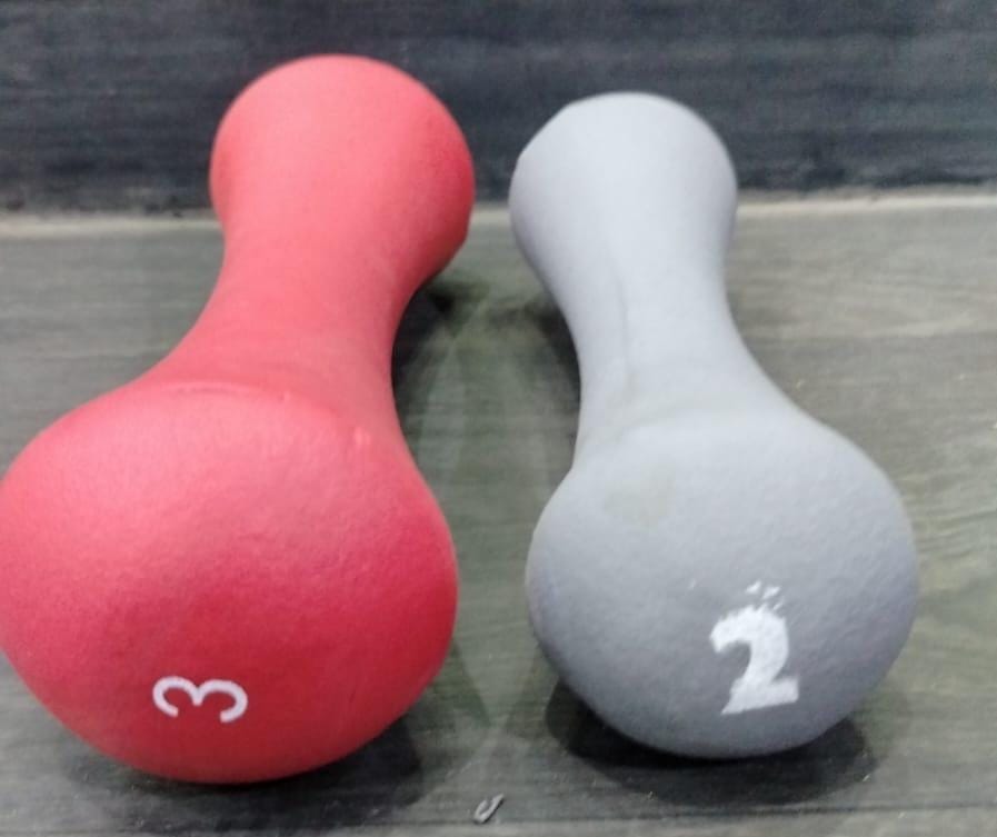 Premium Neoprene Coated Dumbbells | Non-Slip Hand Weights for Home Gym Workout & Strength Training in Egypt