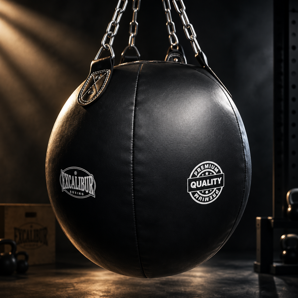Excalibur Premium Heavy Wrecking Ball Punching Bag | Heavy-Duty Boxing & MMA Training Gear for Home Gyms in Egypt
