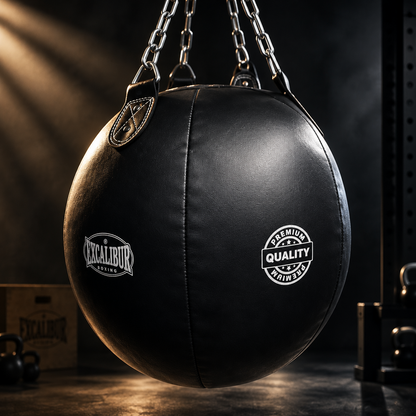 Excalibur Premium Heavy Wrecking Ball Punching Bag | Heavy-Duty Boxing & MMA Training Gear for Home Gyms in Egypt