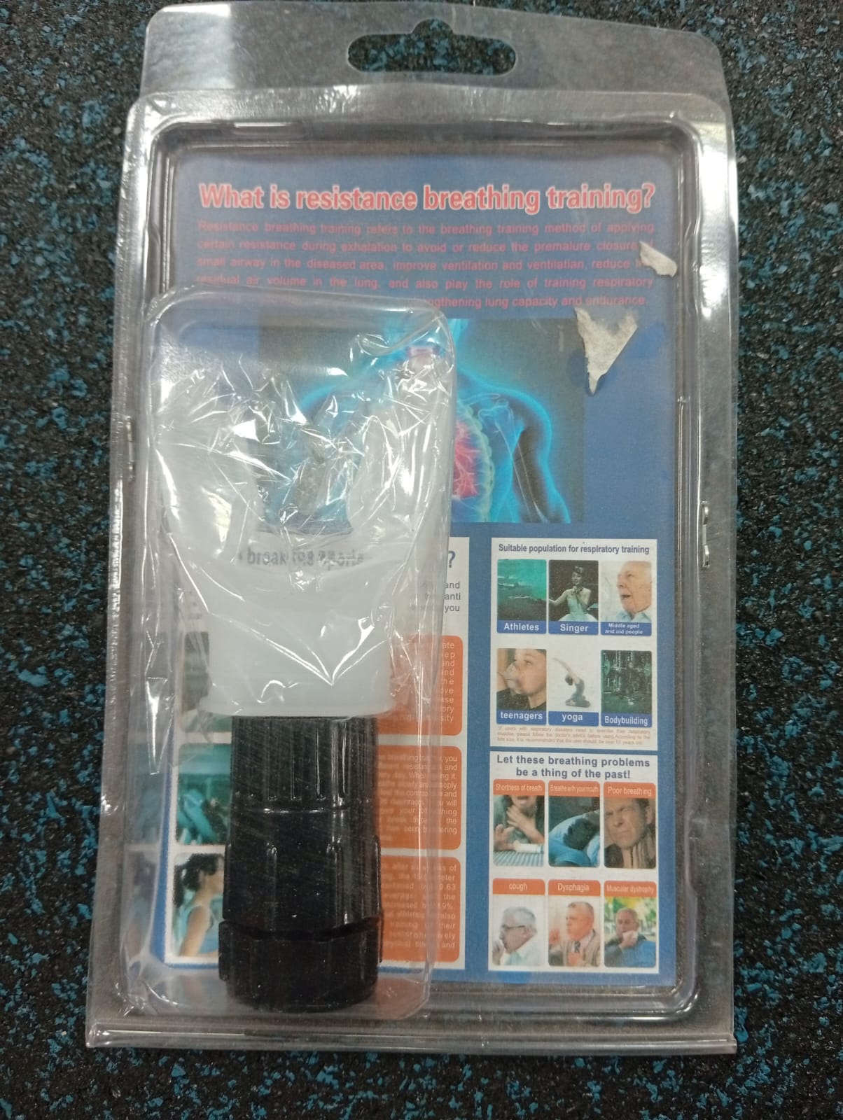 Resistance Breathing Training Piece