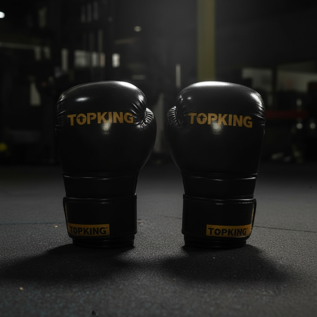 TopKing Premium Leather Boxing Gloves – High-Impact MMA, Muay Thai & Kickboxing Gloves with Advanced Wrist Support & Elite Shock Absorption