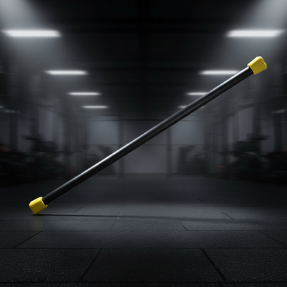 بار التمرين "Total Body" من Athlete Home | أوزان مختلفة | قبضة مبطنة للقوة، الكور، وفصول اللياقة | بار رياضي مرمّز بالألوان للتمارين المنزلية
