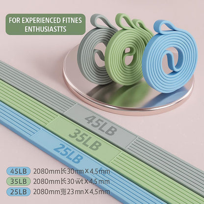 Heavy-Duty Resistance Pull-Up Assist Band  - Premium Silicone Loop for Advanced Strength Training, Bodybuilding, Mobility & Full-Body Home Gym Workouts