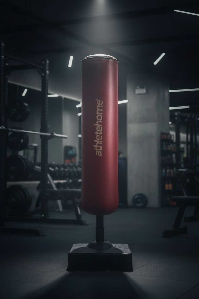 Athlete Home Premium Freestanding Punching Bag | Heavy Duty Stand-Up Sandbag for Boxing, MMA, Kickboxing & Home Gym Fitness