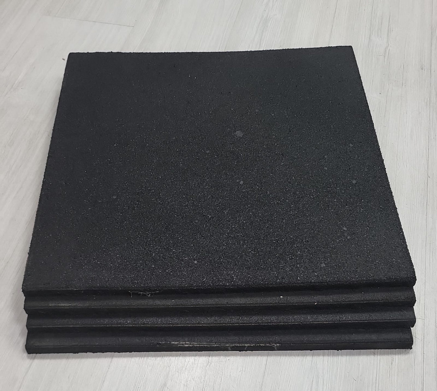 Athlete Home 'Fortress' Heavy-Duty Gym Flooring | Interlocking EVA Foam Tiles for Home Gyms, HIIT & Weightlifting | Shock-Absorbent Workout Floor Mats 4 Pieces