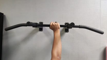Athlete Home Fortress Wall-Mounted Pull-Up Bar - Heavy-Duty Steel Multi-Grip Chin-Up Station for Home Gym, Upper Body, Back & Arm Strength Training