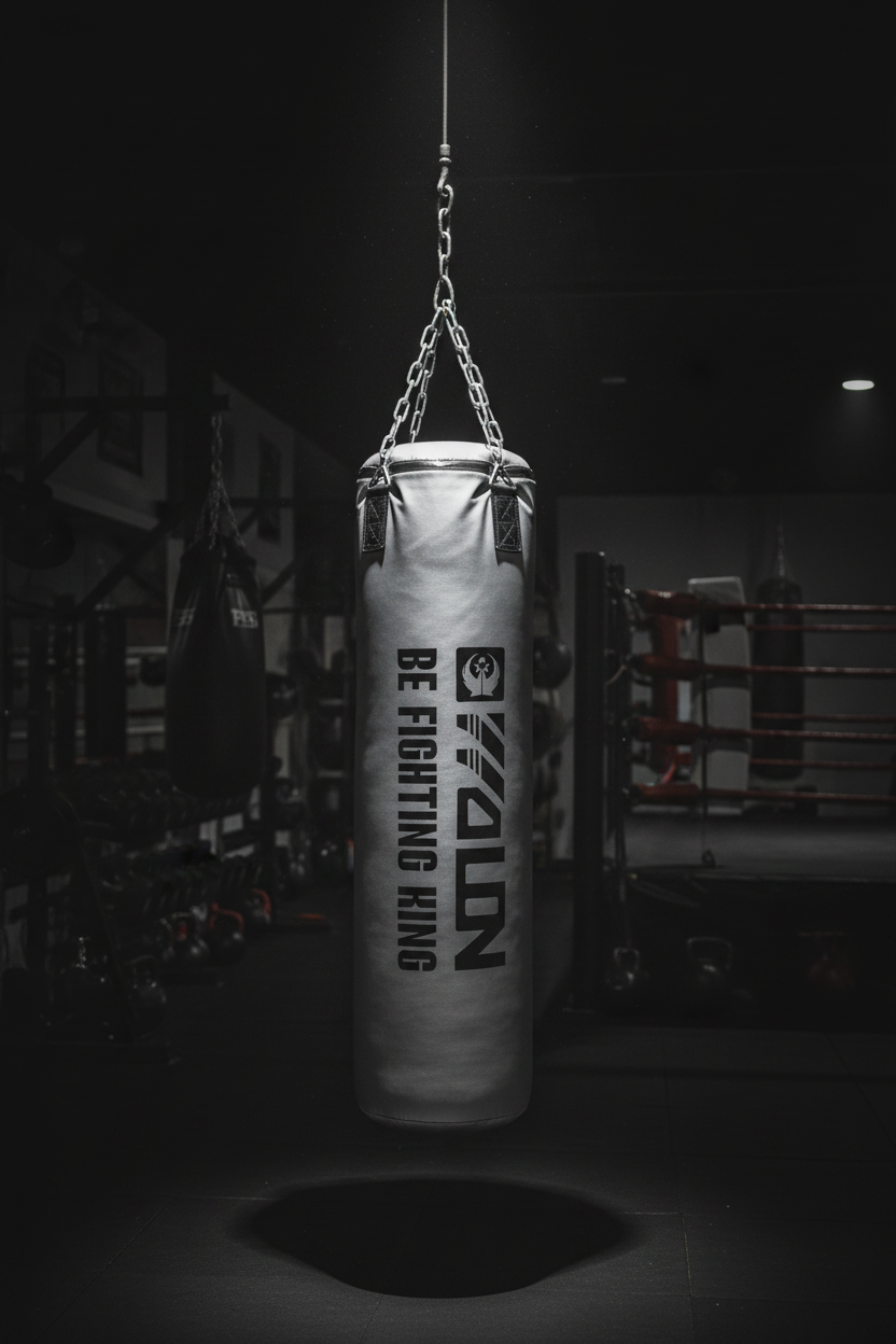 Yalon Heavy Duty Yellow Boxing Punching Bag – Premium Canvas Leather Kickboxing & MMA Training Bag for Home & Gym