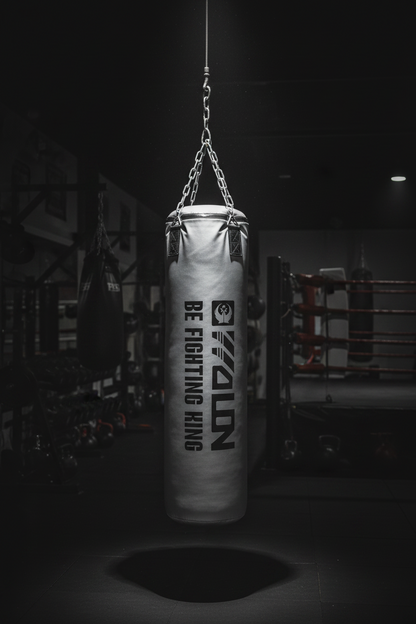 Yalon Heavy Duty Yellow Boxing Punching Bag – Premium Canvas Leather Kickboxing & MMA Training Bag for Home & Gym