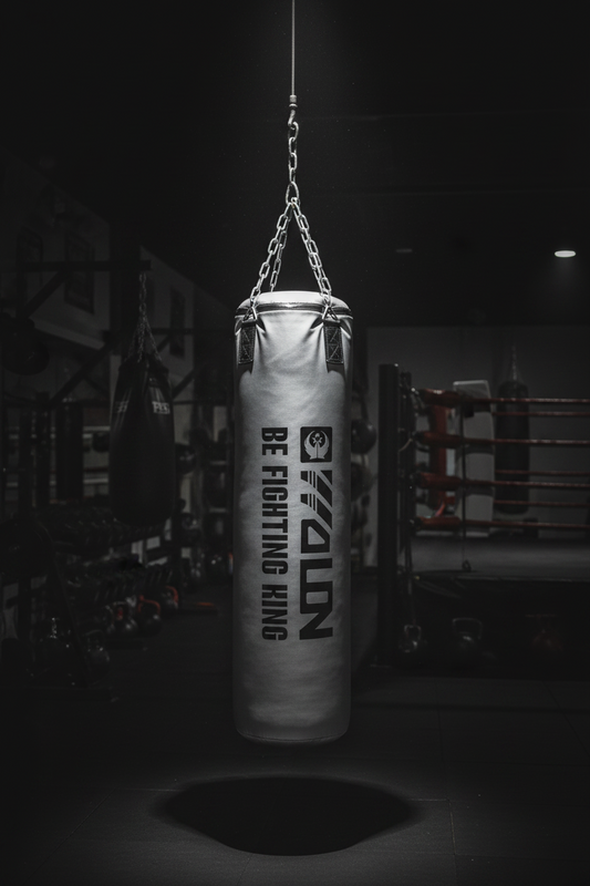 Wolon Heavy Duty Yellow Boxing Punching Bag – Premium Canvas Leather Kickboxing & MMA Training Bag for Home & Gym