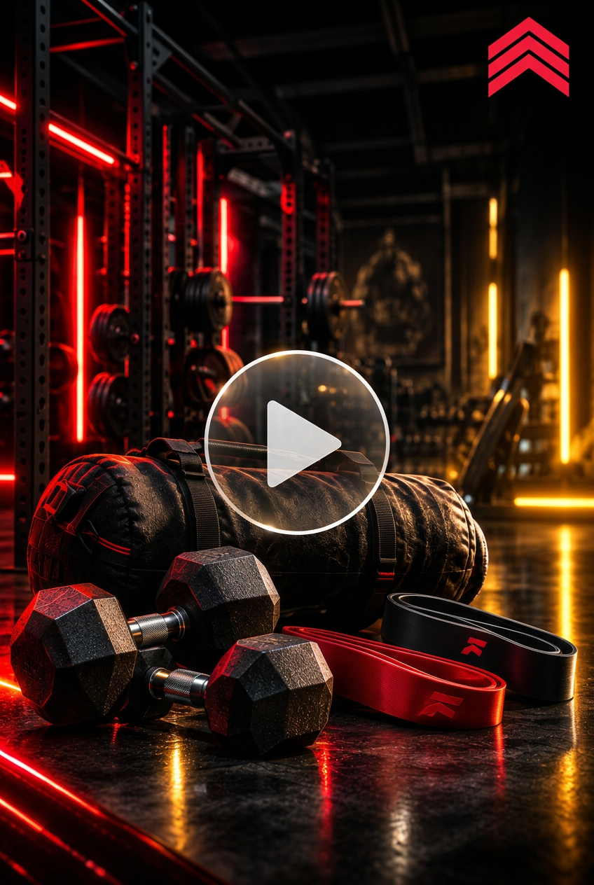 غلاف فيديو رأسي لمعدات Athlete Home