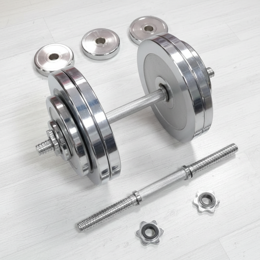 Chrome Nickel Dumbbell Set