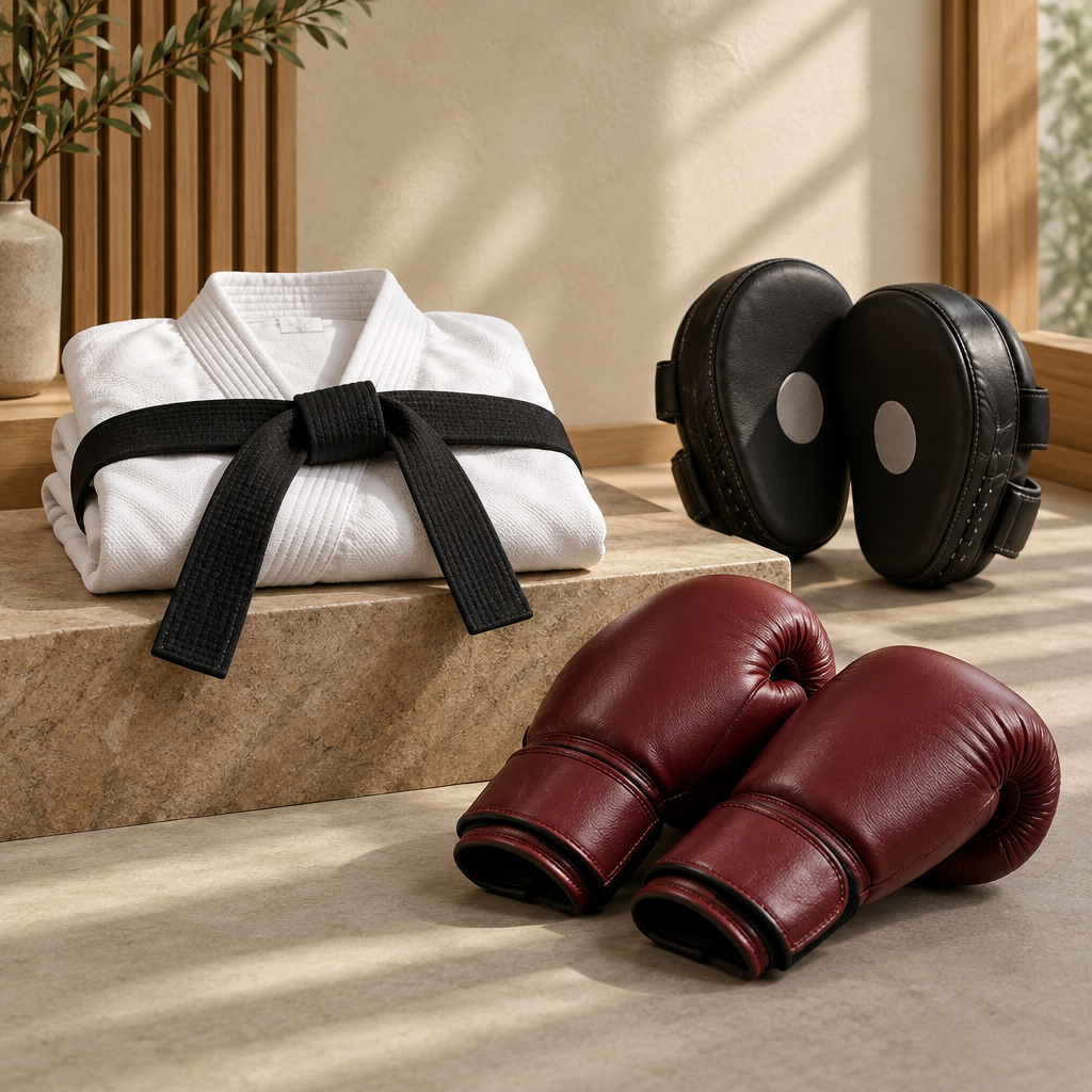 Martial arts image for Media with text