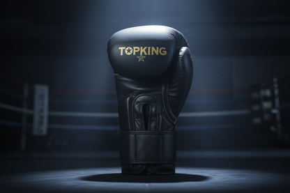 Top King Muay Thai Boxing Gloves – Premium Leather Training & Sparring Gloves for Punching, Kickboxing, and MMA | Heavy Duty Wrist Support & Maximum Knuckle Protection  16 Oz
