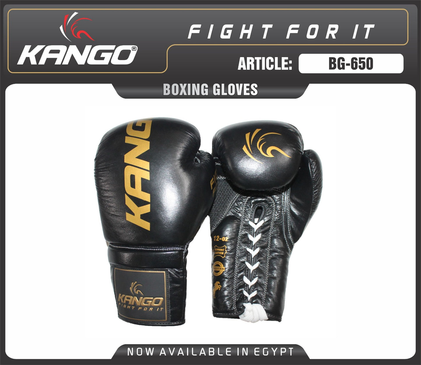 Kango Genuine Leather Boxing Gloves