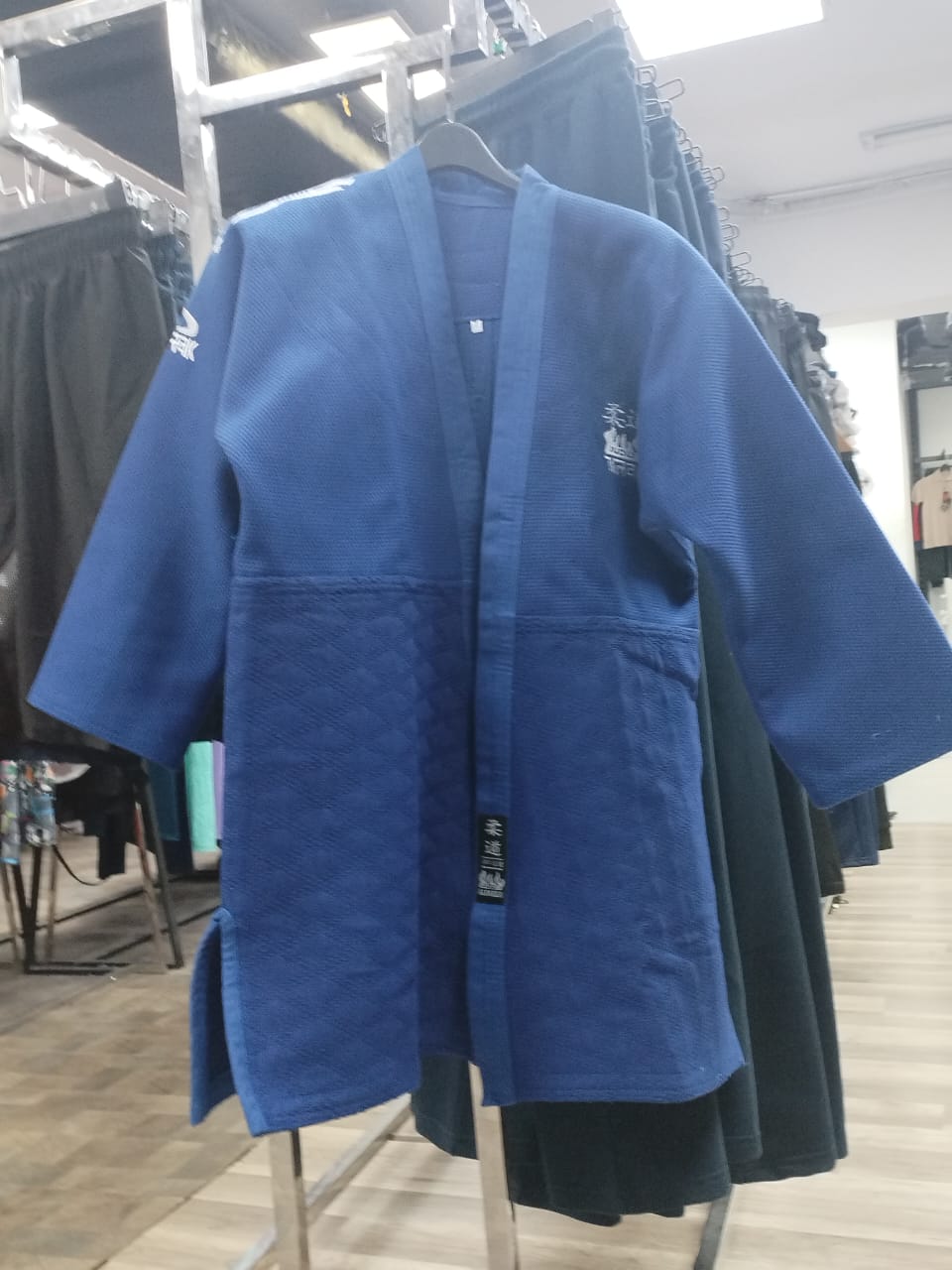 Athlete Home Premium Heavyweight Blue Judo Gi Uniform – Durable Martial Arts Training & Competition Gi Jacket for Men & Women (Egypt)