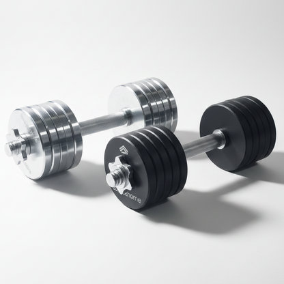 Athlete Home Adjustable Dumbbells Set (13.5kg) | Premium Home Gym Strength Training Equipment for Muscle Building, Fitness, and Bodybuilding in Egypt