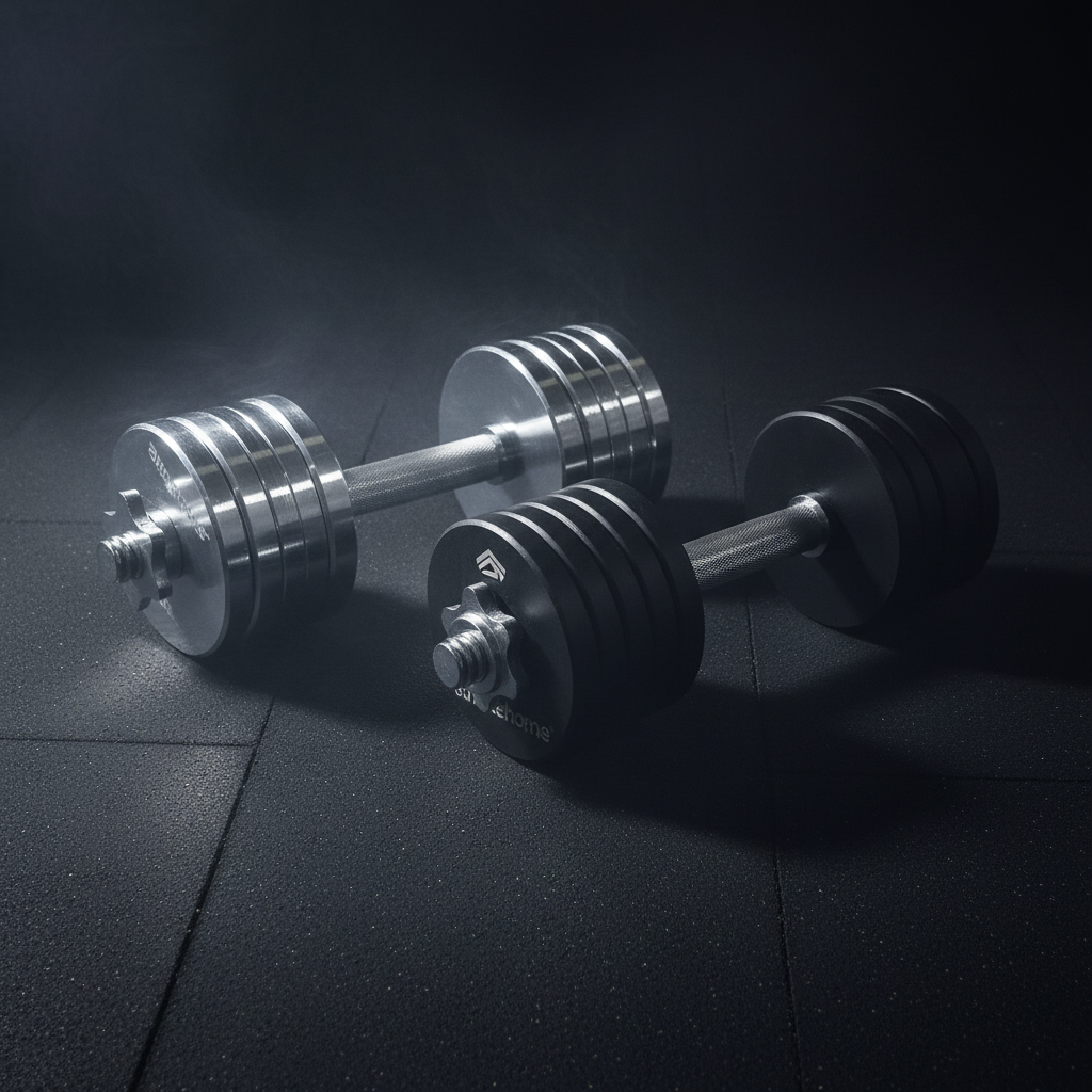 Athlete Home Adjustable Dumbbells Set (13.5kg) | Premium Home Gym Strength Training Equipment for Muscle Building, Fitness, and Bodybuilding in Egypt