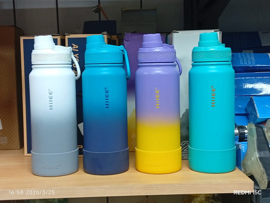 HiiEe Insulated Stainless Steel Sports Water Bottle – Leakproof Gym & Fitness Bottle for Hydration, Training, and Everyday Use
