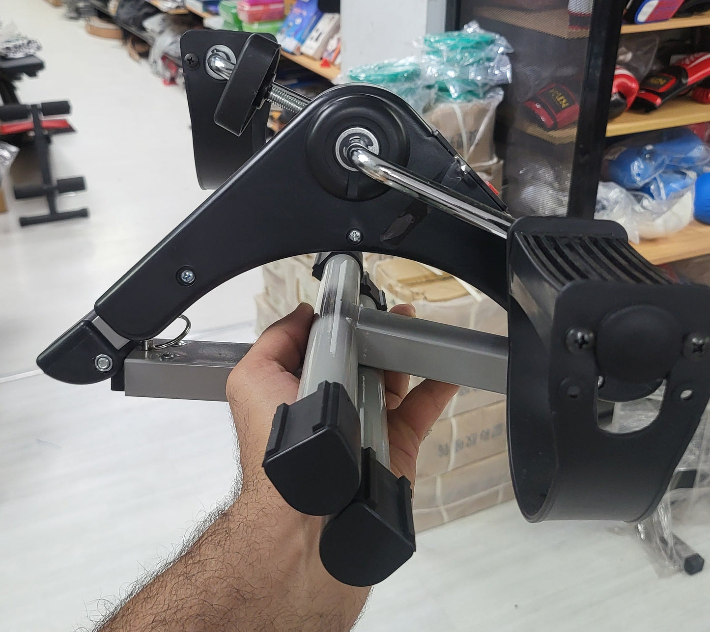 Arm & Leg Mini Pedal Exerciser for Home and Office – Foldable Under-Desk Cycle for Low-Impact Cardio, Rehab & Strength – Adjustable Resistance with LCD Display – Ideal for Seniors & Athletes in Egypt