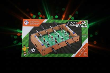 Athlete Home Premium Mini Wooden Foosball Table – Portable Tabletop Football Game with Dual Scorekeepers and Smooth-Glide Rods for Home Gyms, Recreation Rooms, and Functional Fitness Breaks 30 X 50 Cm